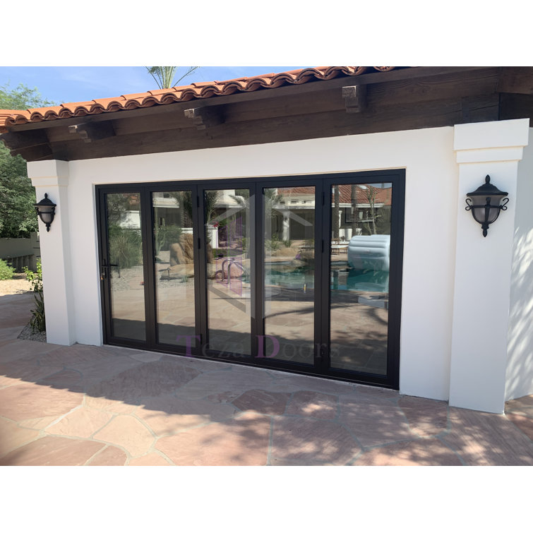 Teza Doors Aluminum Folding Patio Door Wayfair